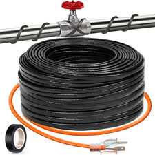50Ft 3Ft-200Ft Pipe Heating Cable for Pipe Freeze Protection, Heat Cable for Wat