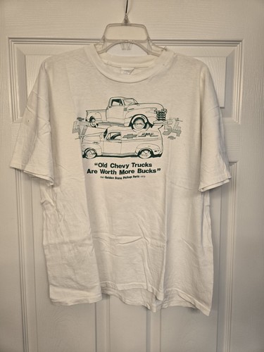 T Shirt XL Mens White Golden State Pick Up Parts  Chevy GMC Truck
