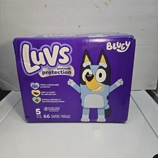 Luvs Platinum Protection Baby Diapers, Size 5, 27 Lbs 66 Count  New Sealed