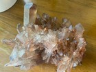 Large Hematoid Quartz Crystal Cluster 59oz 8" Fire Quartz  — photo 1