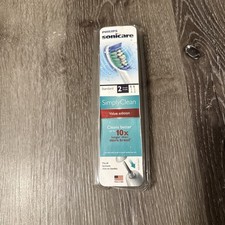 Sonicare Standard Brush Heads. Fits all click-on handles. HX6012/04. Pkg sealed.