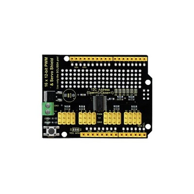 16-Channel 12-bit Servo Motor Driver Board I2C Interface For Arduino R3 Control