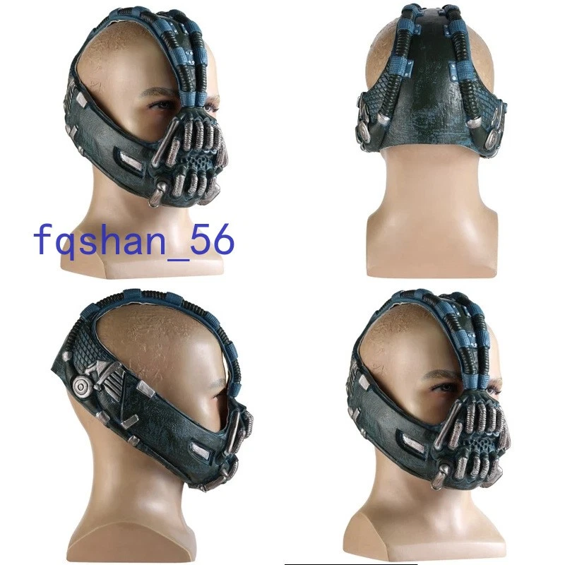 Bane PVC Mask Cosplay Helmet The Dark Knight Rises Replica Halloween Prop Gift - Image 2 of 4