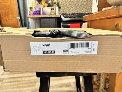 IKEA KIVIK TRESUND Anthracite Dark Gray LOVESEAT COVER NEW 905.275.21