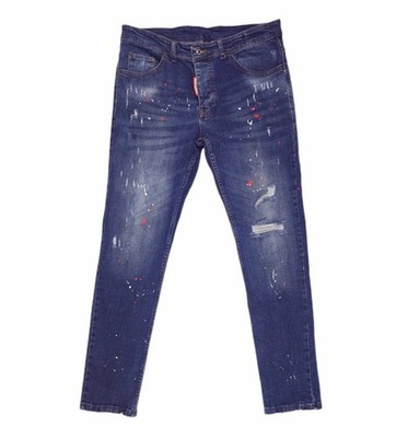 Dsquared2 Jeans Slim Jean 48 W33 L32 Stretch Blau *TOP*