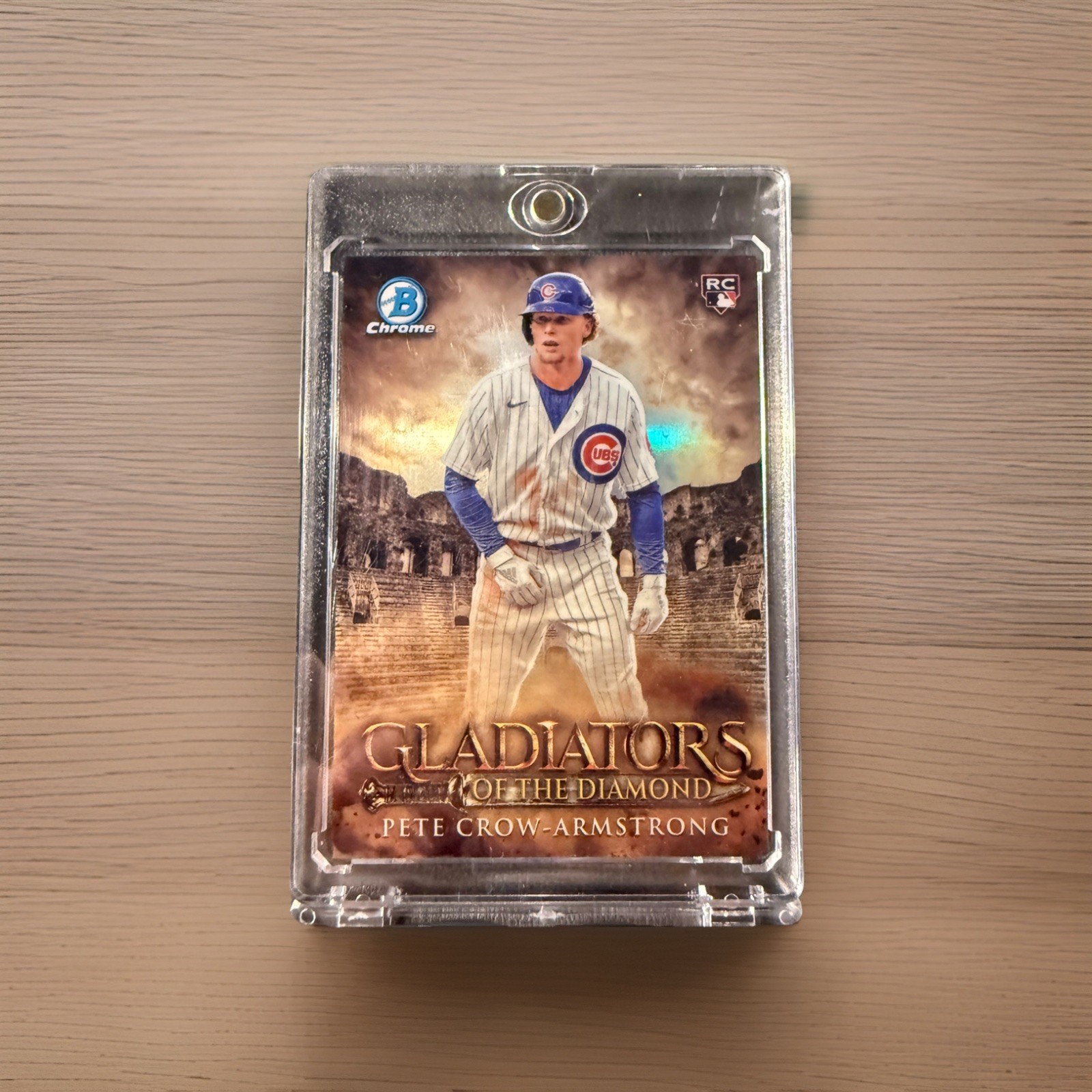 2024 Bowman Chrome Pete Crow-Armstrong Rookie Gladiator Of The Diamond Refractor