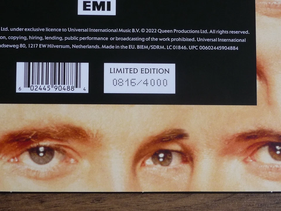 QUEEN - The Miracle   2022 12" PIC DISC VINYL     Number 816/4000   NEW UNPLAYED - Image 4 of 4