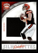 2016 PANINI CROWN ROYALE CODY KESSLER 24 JUMBO ROOKIE SILHOUETTES JERSEYS BROWNS