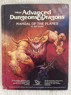 Advanced Dungeons & Dragons Manual of the Planes 1987 by Jeff Grubb