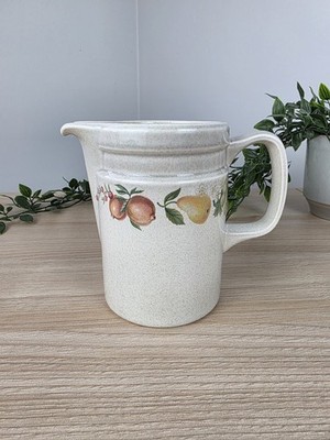 Wedgwood Quitten Krug Kanne Vintage Ofen zu Geschirr Obst Muster England 13cm