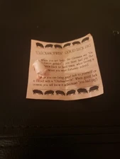 German Glucksschwein Good Luck Lucky Pink Pig Plastic Pocket Charm Miniature Toy