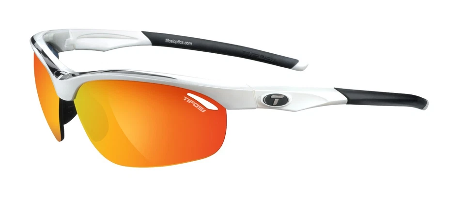 Tifosi Veloce, White/Black with Smoke Red/AC Red/Clear Lenses #1040104803 - Image 2 of 4