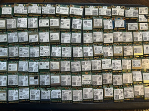 [1] LOT OF 100 PIECES WIFI CARDS WIRELESS DIFFERENT
