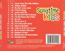 SONGTIME KIDS SUNDAY SCHOOL SONGS NEW CD