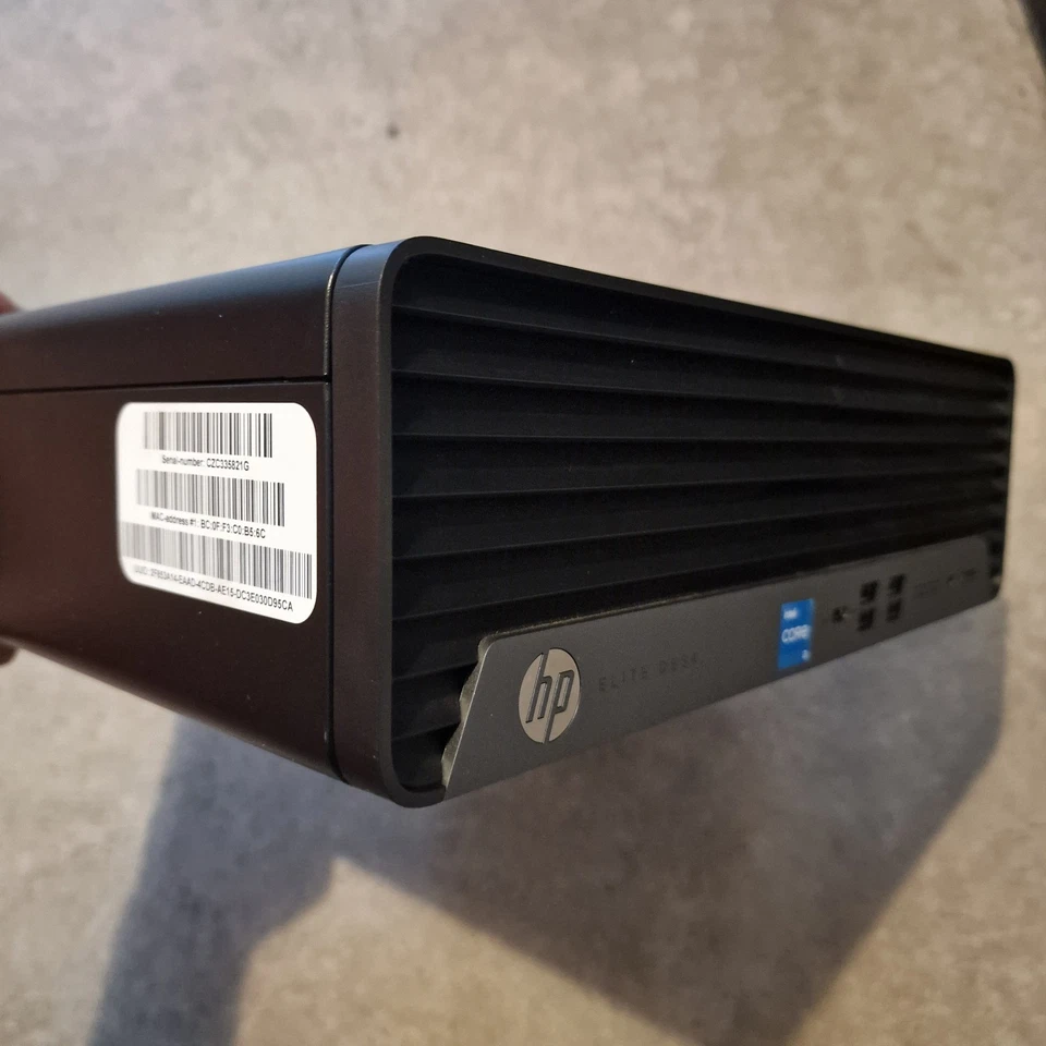HP Elite 800 G9 PC Desktop | i3-12100 | 8GB Ram DDR5 | 1TB G4 SSD. - Image 3 of 4