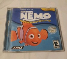 Finding Nemo Nemo's Underwater World of Fun PC Video Game Used for Ages 4 Gift