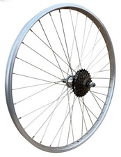 700c REAR Hybrid Bike / Cycle Wheel + 6 Speed Shimano Freewheel