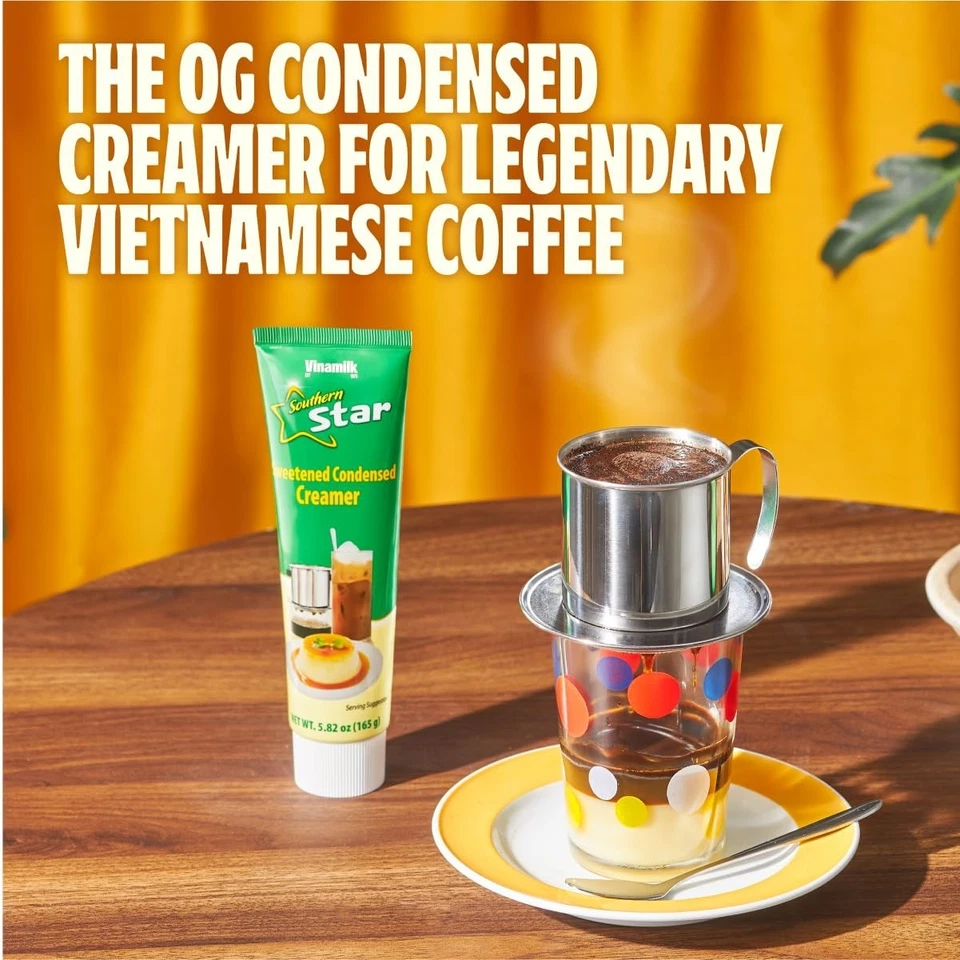 24 Tubes Vinamilk Condensed Milk Creamer Southern Star Vietnamese Coffee Sua Da - Image 3 of 4