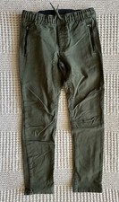 Art Class Green Denim Jeans Size 10 Adjustable Waist Zipper Pockets