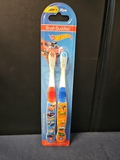Brush Buddies - HOT WHEELS Toothbrush - pack of 2 SOFT NEW FREE SHIPPING