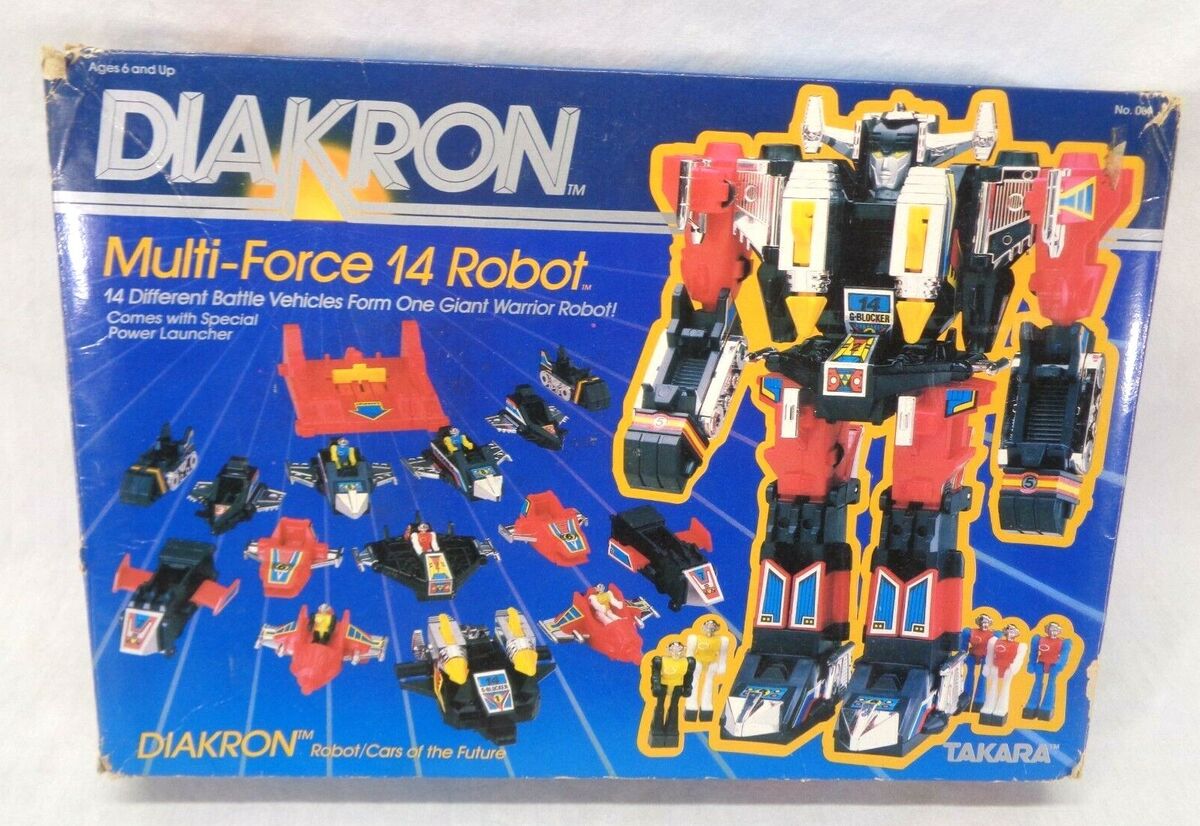 Vintage Takara Diakron Multi-force 14 Robot 1983 - In Box Vintage Takara Diakron Multi-force 14 Robot 1983 - In Box