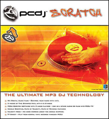 PCDJ Scratch Spin MP3s like Vinyl!, New!