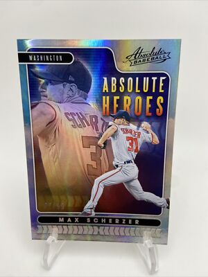 2020 Absolute Heroes Spectrum Blue #15 Max Scherzer /99