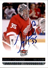 Jimmy Howard Signed Auto 2014-15 Fleer Ultra card Detroit Red Wings