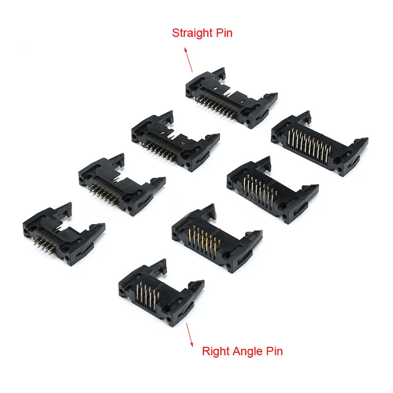 DC2 IDC Connectors 10P 14P 16P 20P 26P 30P 40P 50P Straight Pin/Right Angle Pin - Image 3 of 4
