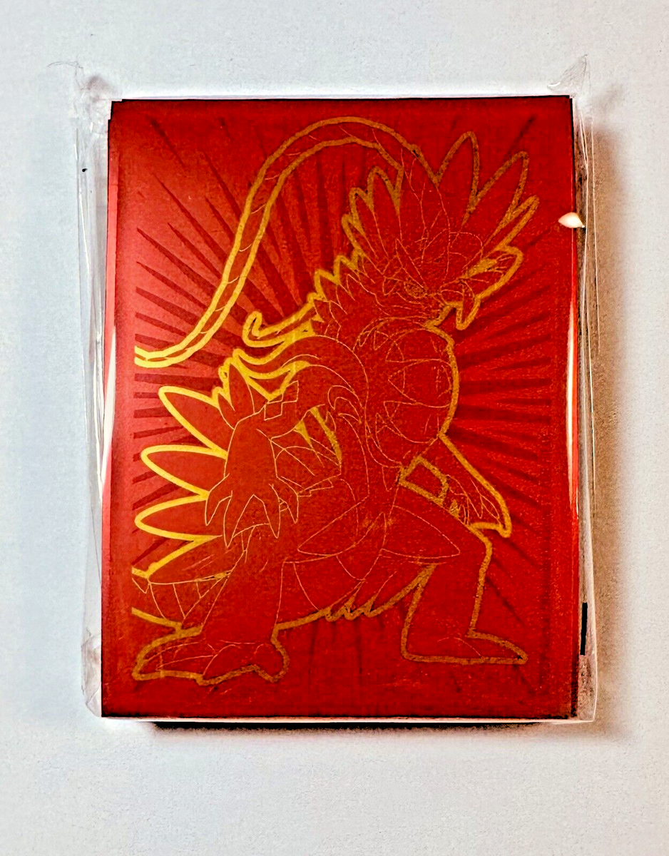 scarlet and violet card sleeves Kuraidon Scarlet & Violet Pokémon Art 65 Ct. Card sleeves