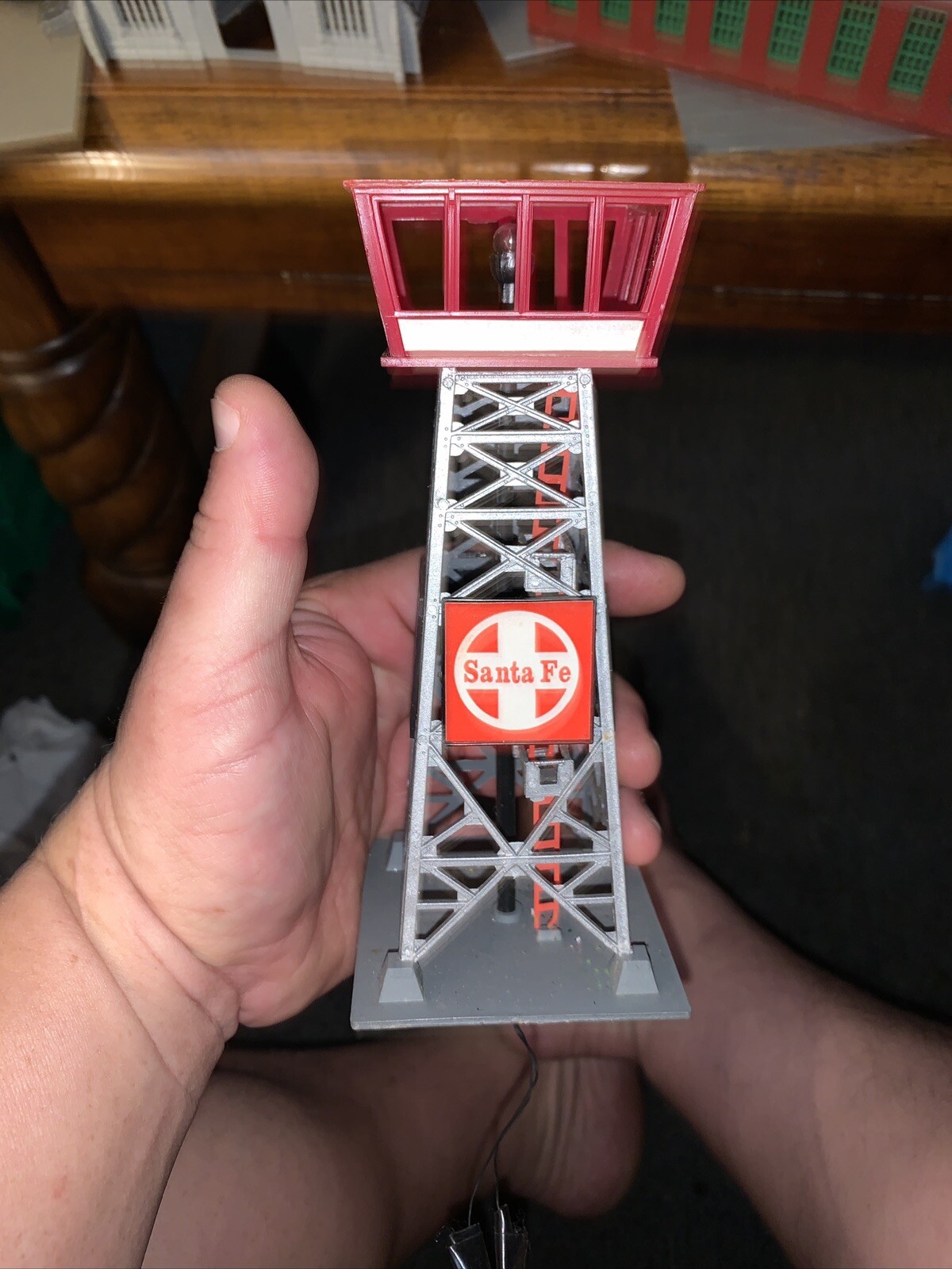 Train Set Life Like HO Scale Lighted Yard Tower Santa Fe Replacement ...