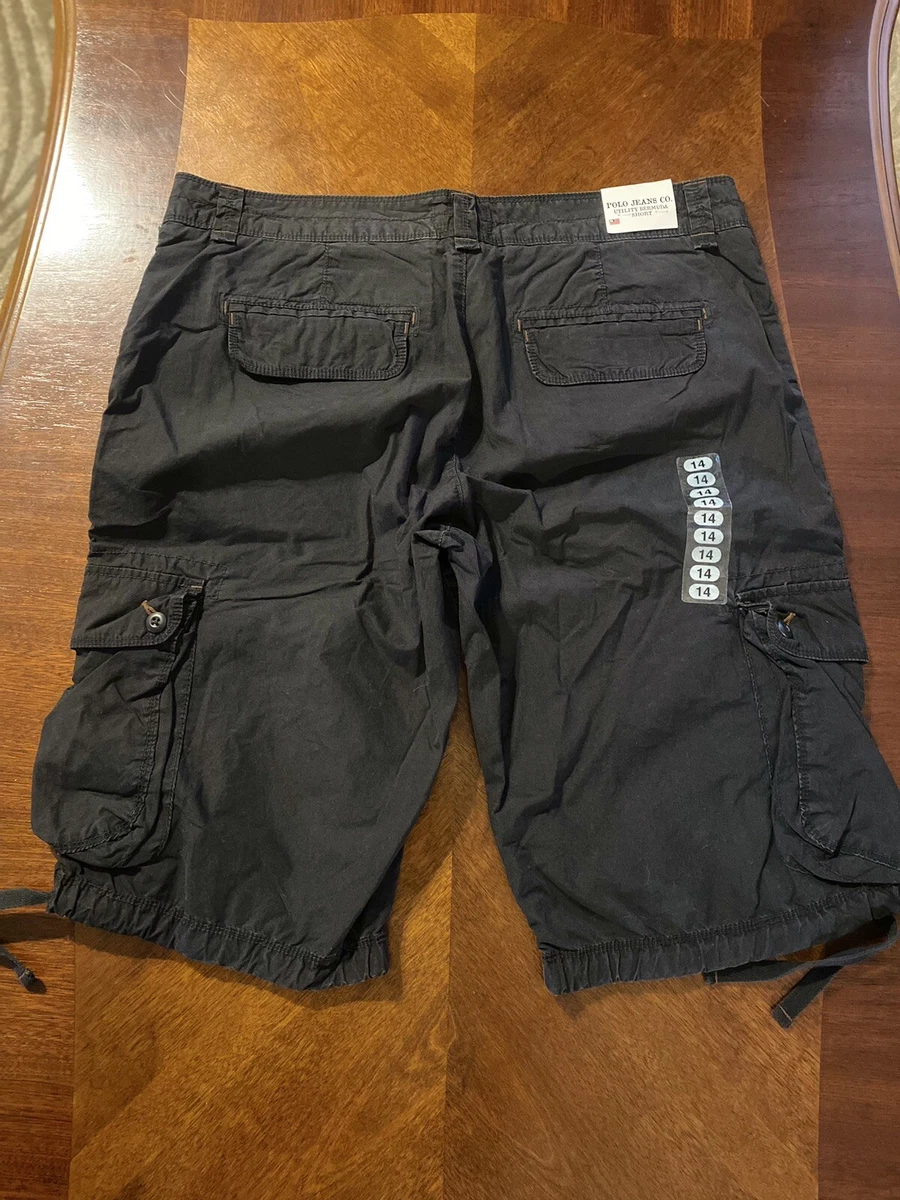 NWT. Polo Ralph Lauren Women Flat Front Utility Bermuda Cargo