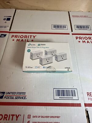 Kasa Smart Plug Mini 15A, Home Wi-Fi Outlet Works with Alexa, White 