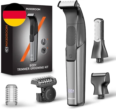 Intimrasierer Mann Elektrisch,Maxgroom Rasierer Herren Intimbereich Mit Führungs