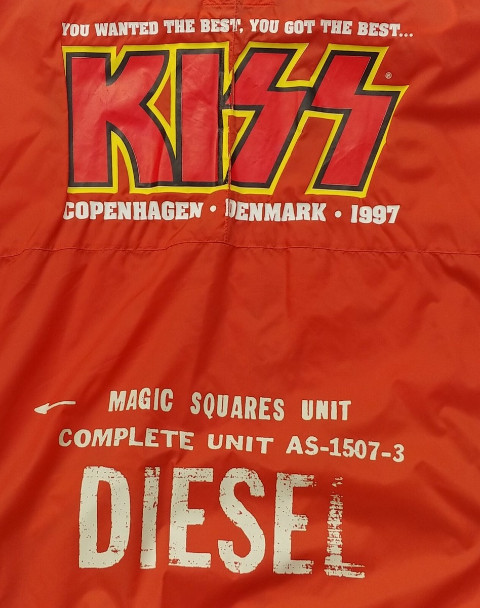 vintage KISS Jacket Alive Reunion Tour Concert Road Crew Trucker