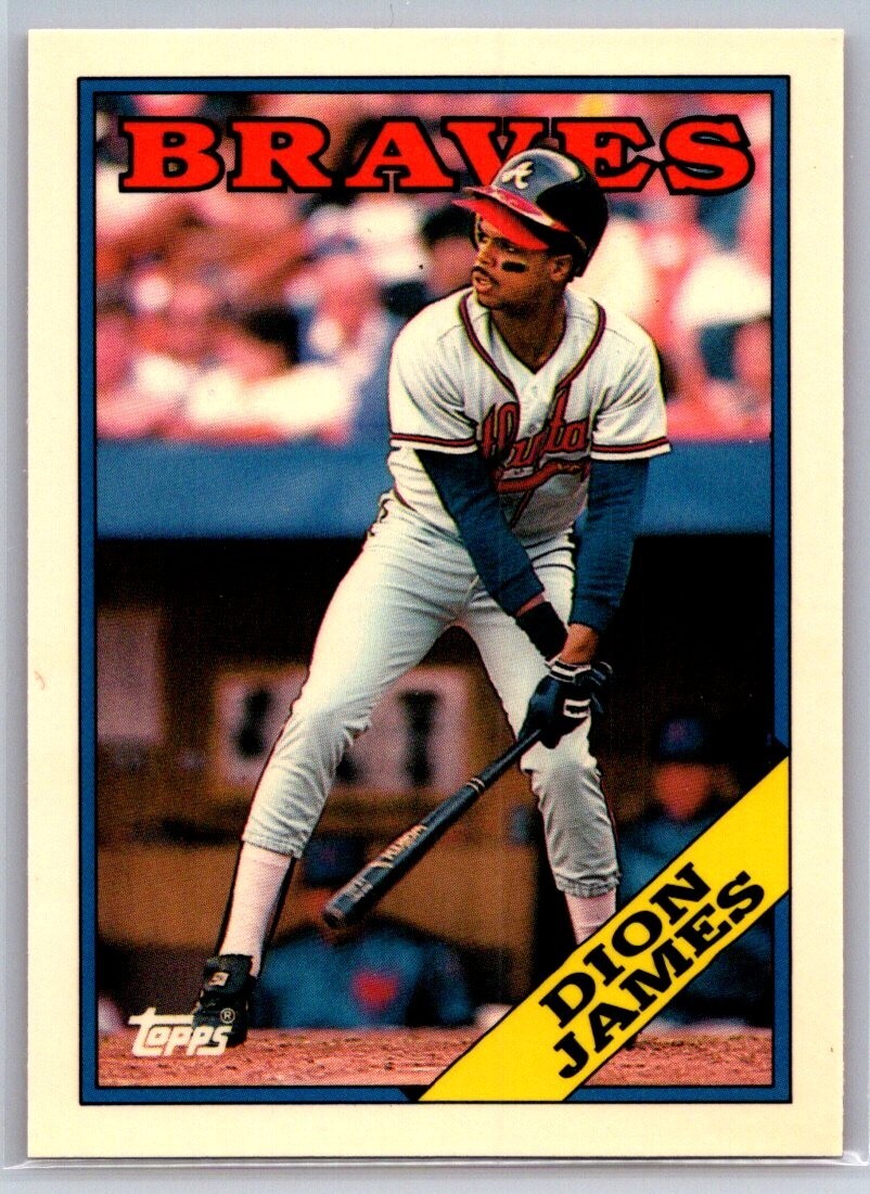1988 TOPPS TIFFANY #408  - DION JAMES - CENTERED - SHARP  CORNERS