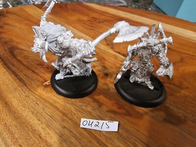 Hordes Warmachine Circle of Orboros Kromac the Ravenous Warlock x2 OH215