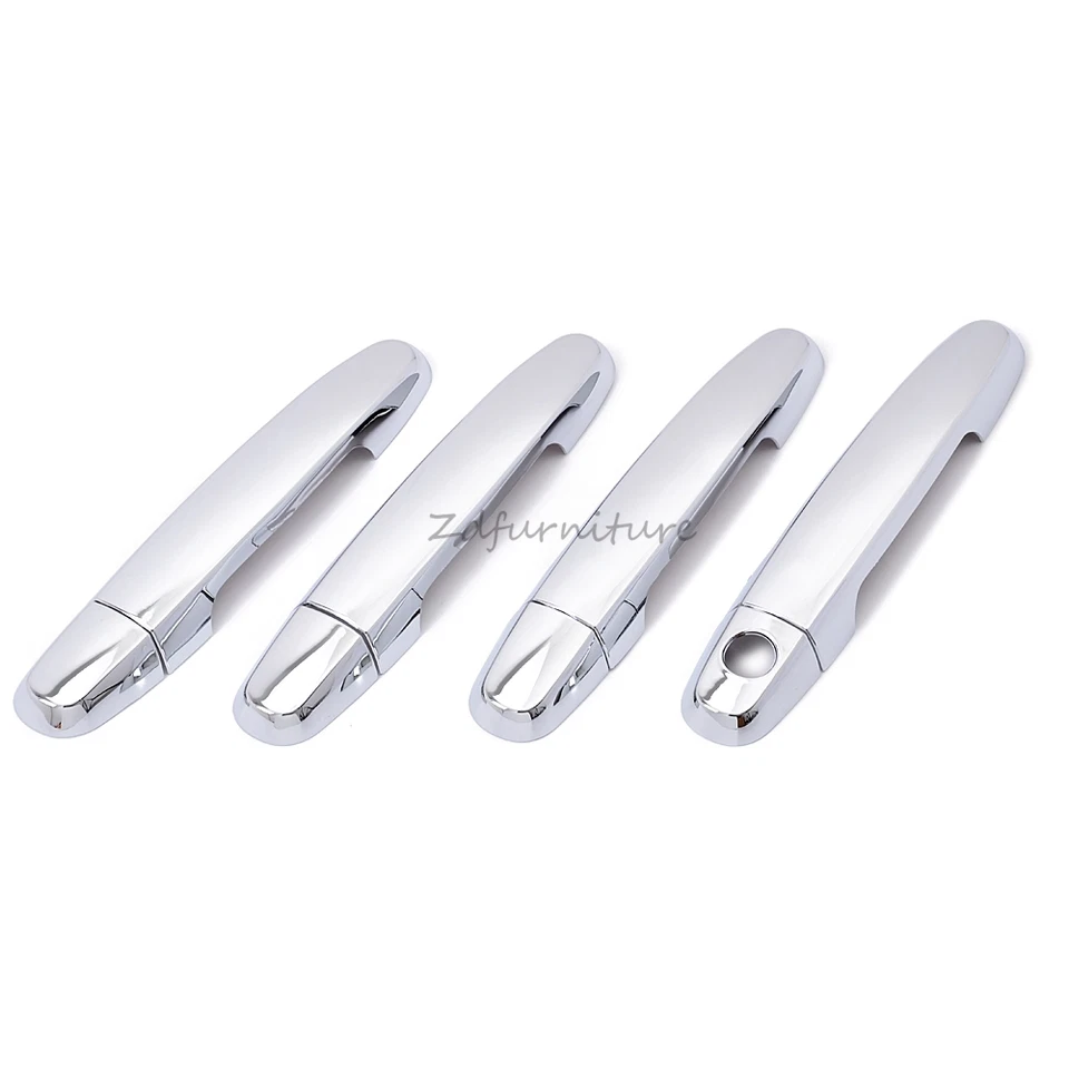 For Toyota Corolla 2003-2013 ABS Chrome Car Door Handle cup Cover Trim - Imagem 4 de 4