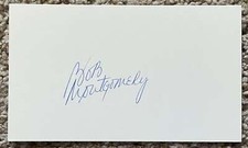 Bob Montgomery signed card - Red Sox debut 1970