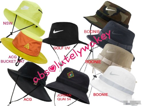 Nike ACG or Quai 54 Bucket or NSW or BOONIE or UV GOLF Hat Collection Cap Logo - Picture 15 of 77
