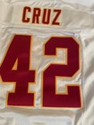 Authentic Reebok Game Issued Kansas City Chiefs Cruz Jersey Size-48 — photo 9