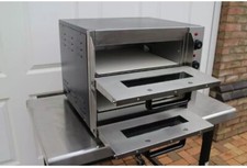 16” Twin Deck Electric Pizza Oven Stone 2x16inch UK seller,