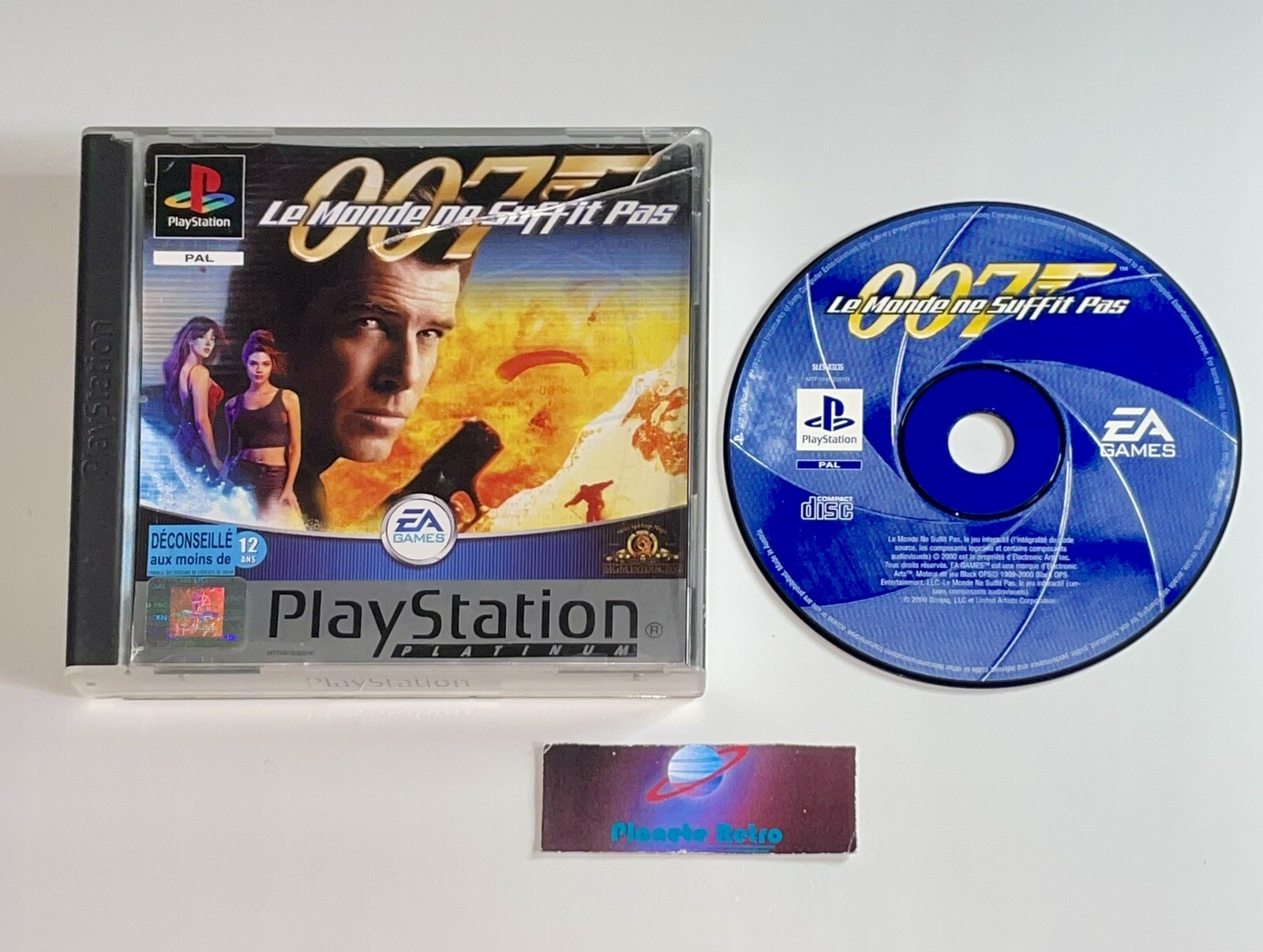 007 Le Monde Ne Suffit Pas - PS1 Sans Notice Version Francaise Platinum Sony
