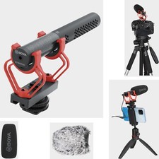 Boya BY-BM2040 Super Cardioid Shotgun Microphone System Camera Smartphone Compu