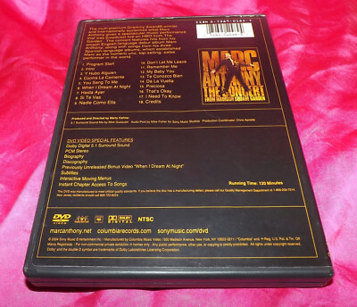 🌈 MARC ANTHONY THE CONCERT FROM MADISON SQUARE GARDEN LIVE