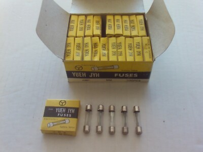 100pcs  Fuse 20 AMP  Glass Auto Car Fuses Fast Quick Below