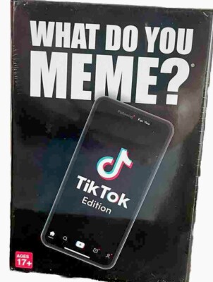 What Do You MEME? Tik Tok Edition Strategy Party Game TikTok Photo Card Game 17+