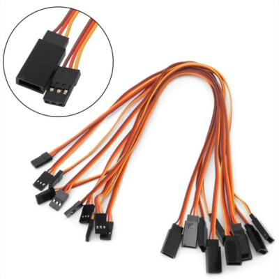 10 Stück JR Draht Stecker Servo Verlängerungskabel RC Draht Kabel Stecker auf Buchse