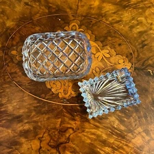 Vintage Light Blue Small Ashtrays