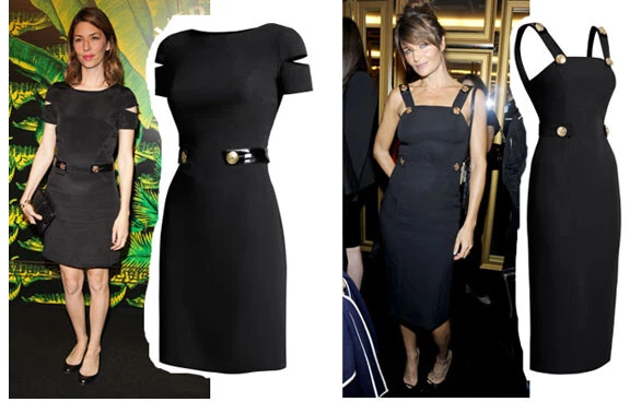 Ladies - Black Bodycon Dress - Size: S - H&M